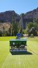 DryJect uses a high-speed, water-based injection system to blast aeration holes through the root zone to fracture the soil.