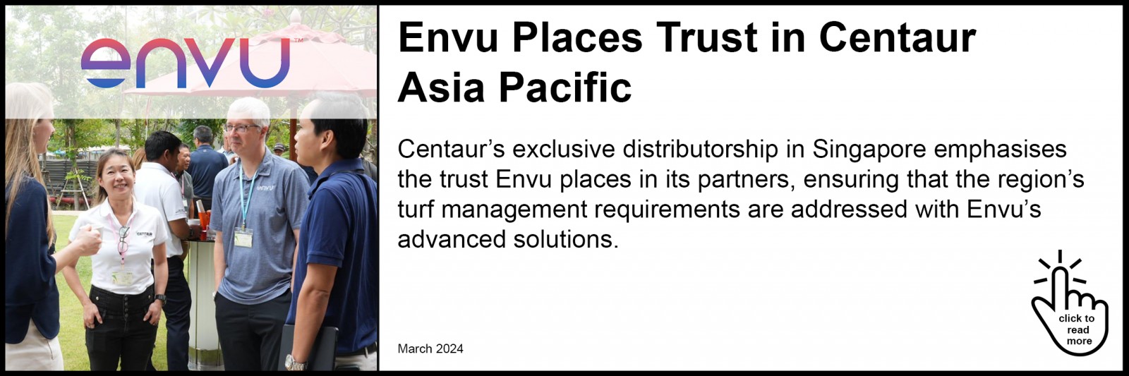 Envu Places Trust in Centaur Asia Pacific